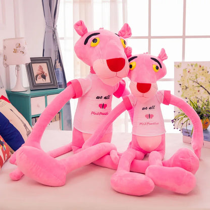 MINISO 50cm~170cm Pink Plush Doll Toys Cute Cartoon Leopard Stuffed Animal Baby Toy Kid Soft Kawaii Stuffed Doll Christmas Gift