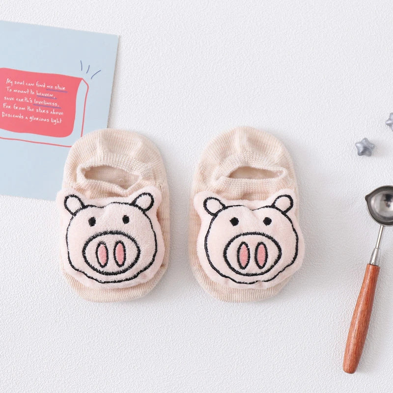 36 Color Baby Sock Boy Girl Floor Kids Infant Anti Skid Toddler Slipper Non Slip Animal Sheep Dinosaur Lion Children Newborn