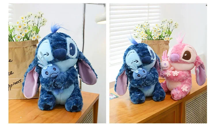 35/45cm Plush Toys Anime Plushie Cartoon Blue Pink Dolls Kawaii soft Pillow Stuffed Children's Toys Birthday Gift