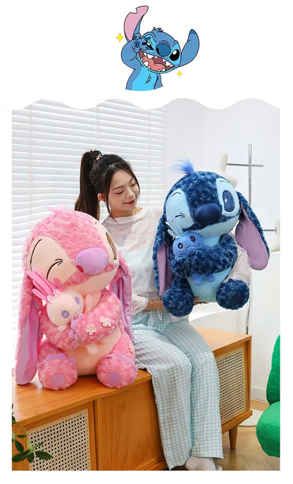 35/45cm Plush Toys Anime Plushie Cartoon Blue Pink Dolls Kawaii soft Pillow Stuffed Children's Toys Birthday Gift