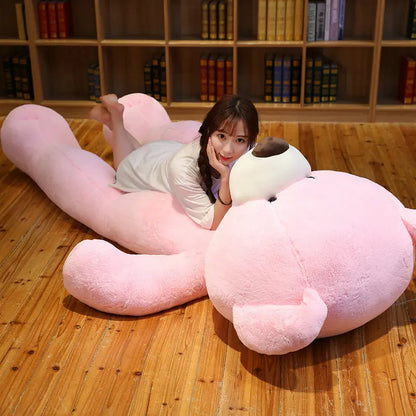 100/130cm Stuffed Giant America Bear Plush Toys Soft Animals Pillow Birthday Valentine's Gifts