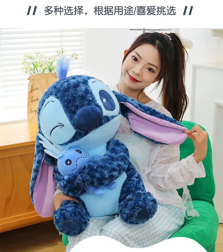 35/45cm Plush Toys Anime Plushie Cartoon Blue Pink Dolls Kawaii soft Pillow Stuffed Children's Toys Birthday Gift
