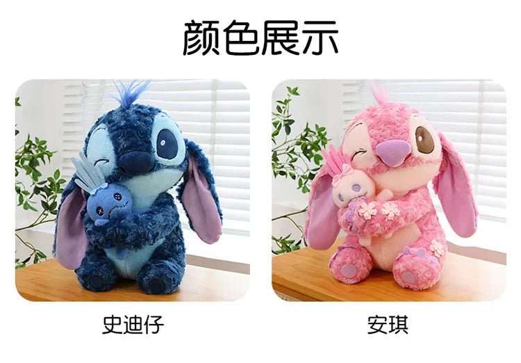35/45cm Plush Toys Anime Plushie Cartoon Blue Pink Dolls Kawaii soft Pillow Stuffed Children's Toys Birthday Gift