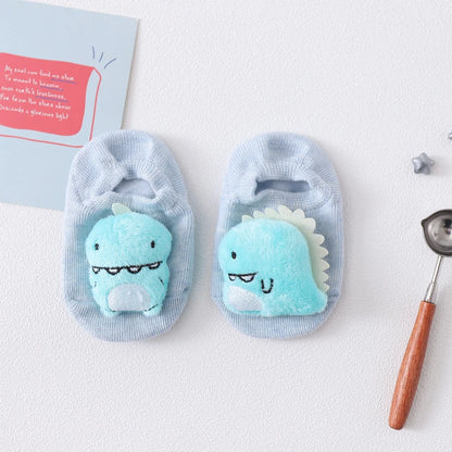 36 Color Baby Sock Boy Girl Floor Kids Infant Anti Skid Toddler Slipper Non Slip Animal Sheep Dinosaur Lion Children Newborn