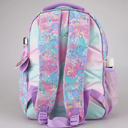 Disney Mermaid Ariel backpack cartoon student zipper ultra light decompression Large capacity backpack